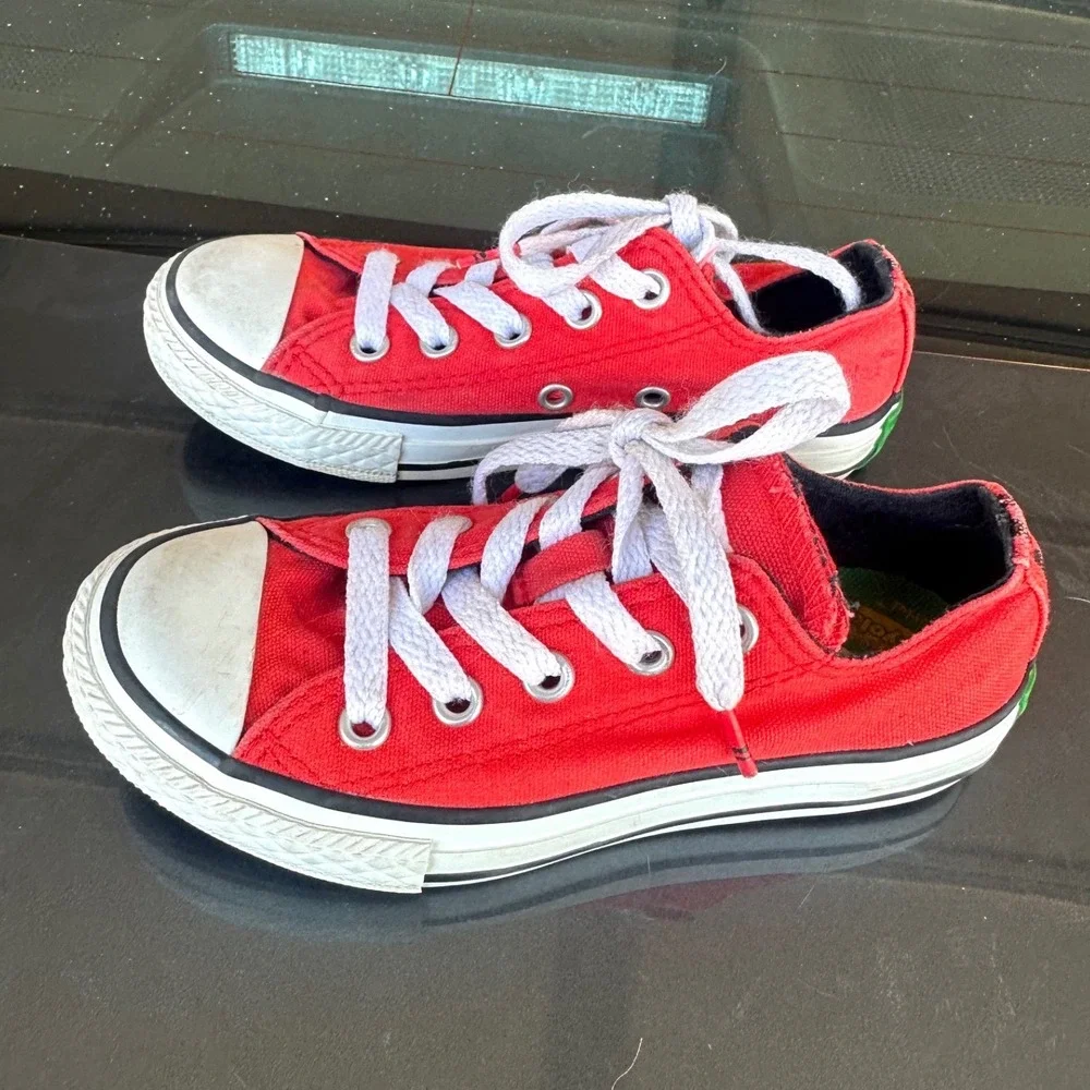 Converse All Star Crayola Scarlet Low Top Toddler Sneaker‎ Size 11 Orange Shoes